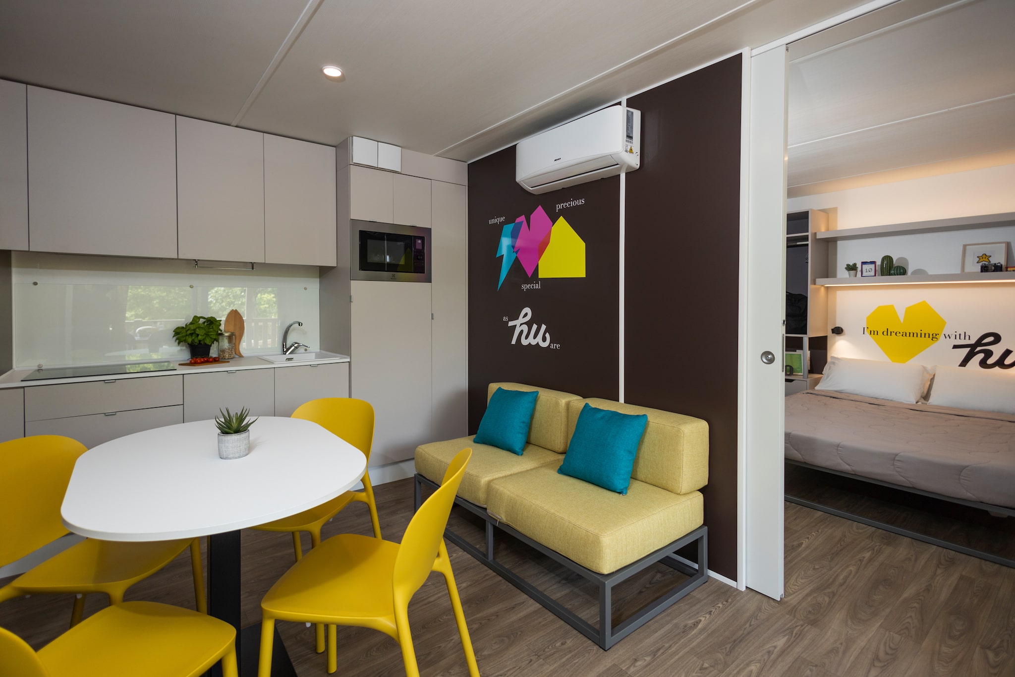 Living room - mobile home camping