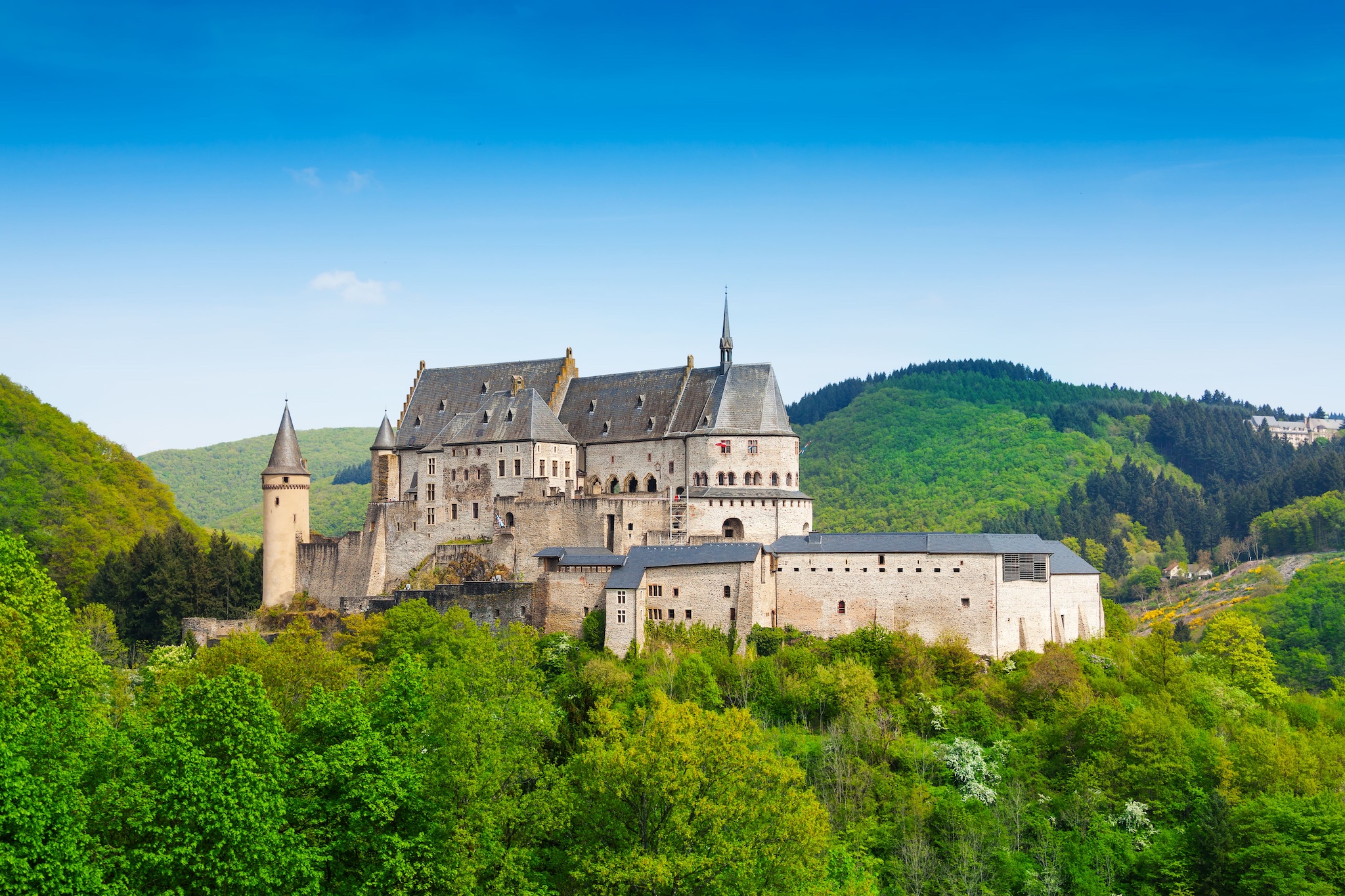 Vianden Castle in Luxembourg