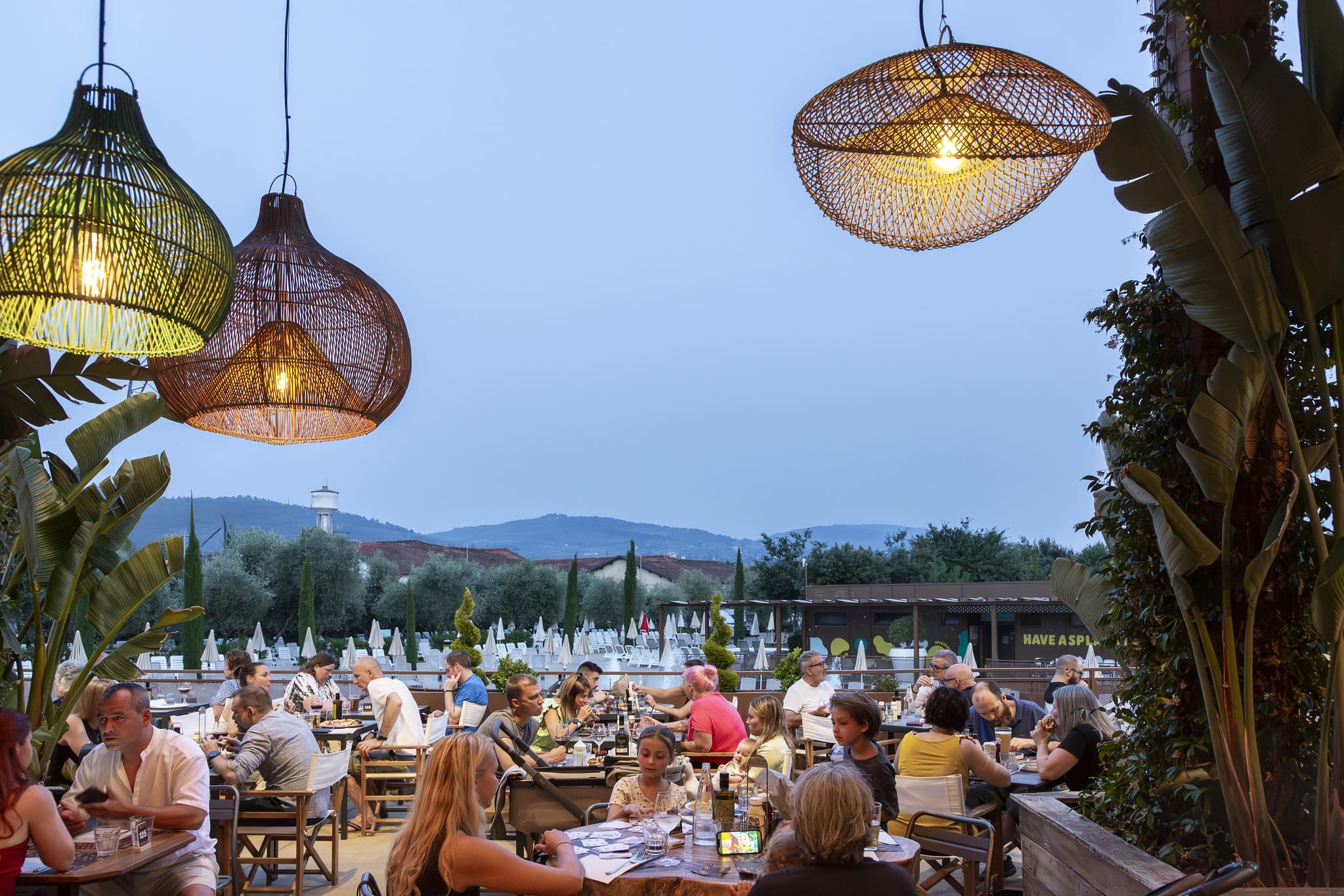 Risorante del campeggio hu Firenze camping in town a Firenze Sud - Rovezzano