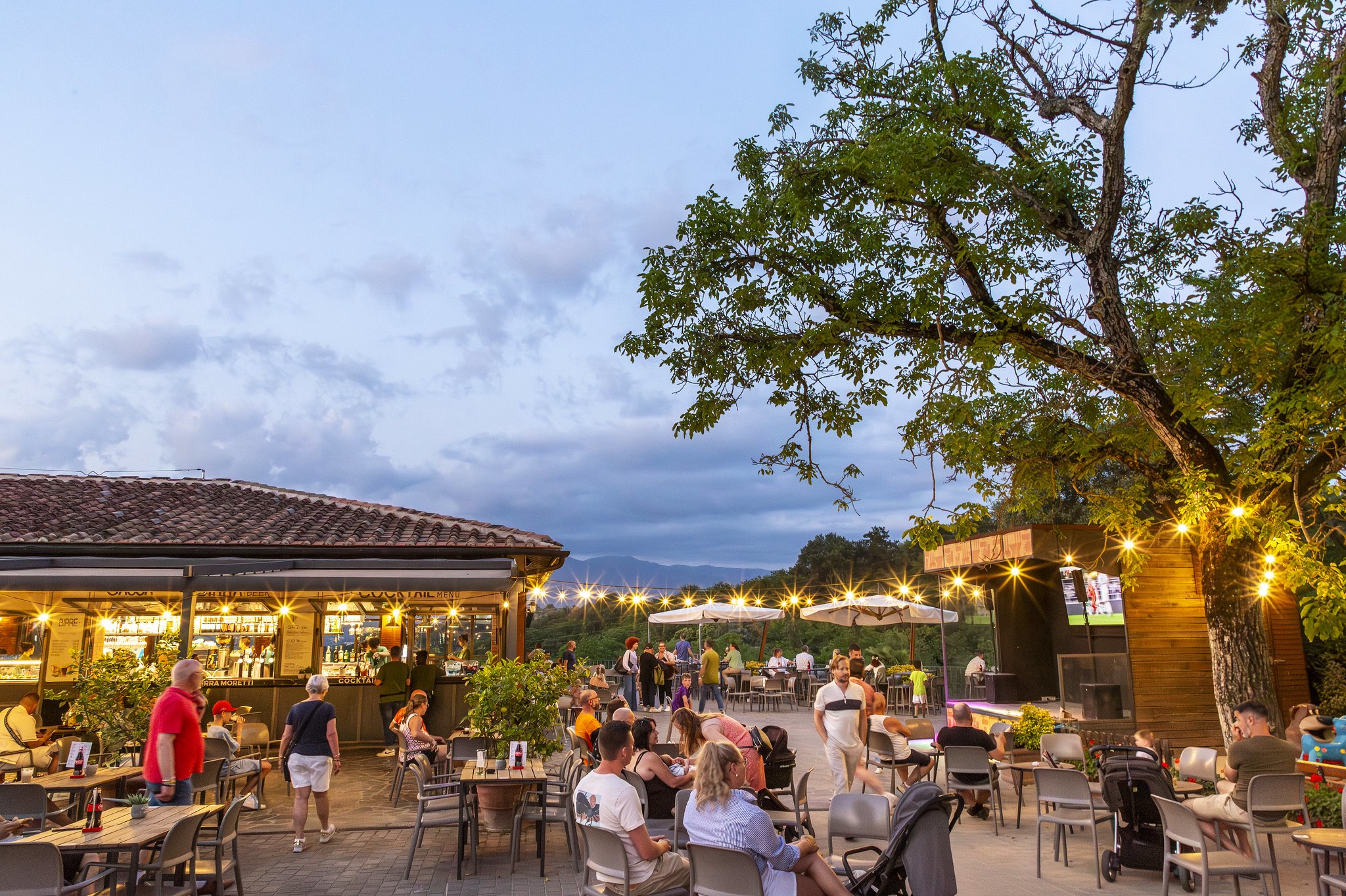 piazza centrale del villaggio
